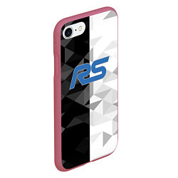 Чехол iPhone 7/8 матовый ST AUTOSPORT FORD, цвет: 3D-малиновый — фото 2