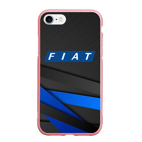 Чехол iPhone 7/8 матовый FIAT SPORT ФИАТ СПОРТ / 3D-Баблгам – фото 1