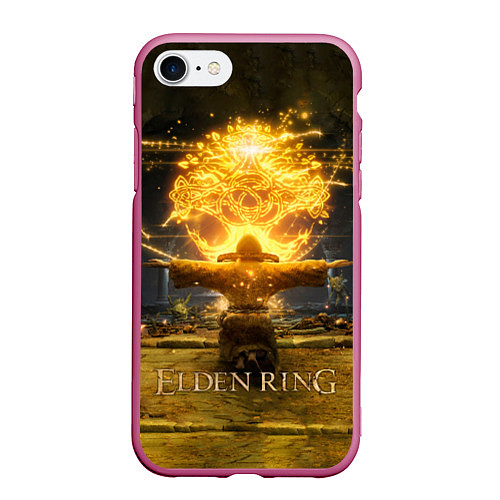 Чехол iPhone 7/8 матовый Elden Ring - Маг / 3D-Малиновый – фото 1