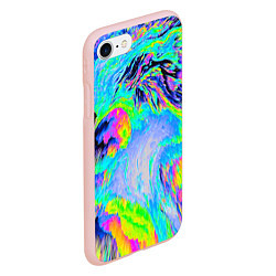Чехол iPhone 7/8 матовый ААА яркий узор, цвет: 3D-светло-розовый — фото 2