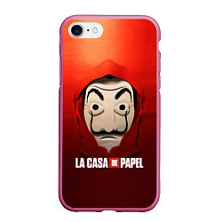 Чехол iPhone 7/8 матовый СЕРИАЛ БУМАЖНЫЙ ДОМ LA CASA DE PAPEL