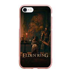 Чехол iPhone 7/8 матовый Elden Ring - Королева, цвет: 3D-светло-розовый