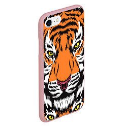 Чехол iPhone 7/8 матовый ТИГР СИМВОЛ НОВОГО ГОДА 2022 TIGER, цвет: 3D-баблгам — фото 2