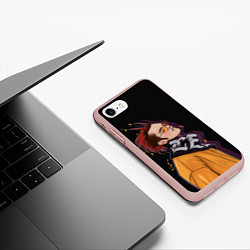 Чехол iPhone 7/8 матовый Gone Fludd on style, цвет: 3D-светло-розовый — фото 2