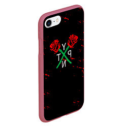 Чехол iPhone 7/8 матовый Payton Moormeie rose, цвет: 3D-малиновый — фото 2