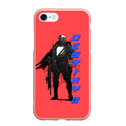 Чехол iPhone 7/8 матовый Destiny neon, цвет: 3D-светло-розовый