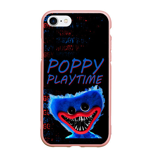 Чехол iPhone 7/8 матовый Хагги ВАГГИ Poppy Playtime / 3D-Светло-розовый – фото 1