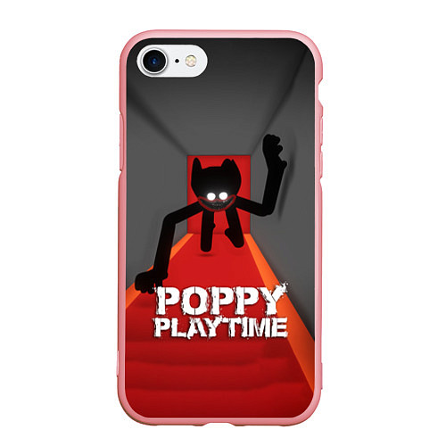 Чехол iPhone 7/8 матовый ХАГГИ ВАГГИ Я ИДУ ЗА ТОБОЙ - POPPY PLAYTIME / 3D-Баблгам – фото 1