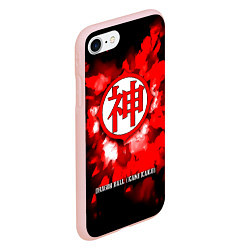 Чехол iPhone 7/8 матовый Dragon Ball - Kami Kanji, цвет: 3D-светло-розовый — фото 2