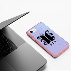 Чехол iPhone 7/8 матовый Bangtan BTS, цвет: 3D-баблгам — фото 2
