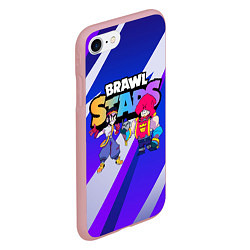 Чехол iPhone 7/8 матовый FANG & GROM BRAWL STARS, цвет: 3D-баблгам — фото 2