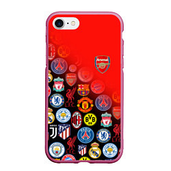 Чехол iPhone 7/8 матовый ARSENAL SPORT BEST FC