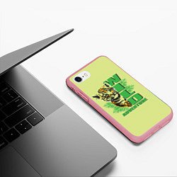 Чехол iPhone 7/8 матовый Маленький Дикий Тигрёнок, цвет: 3D-баблгам — фото 2