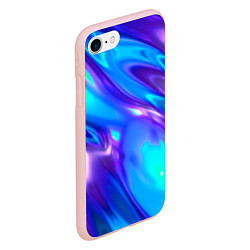 Чехол iPhone 7/8 матовый Neon Holographic, цвет: 3D-светло-розовый — фото 2