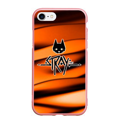 Чехол iPhone 7/8 матовый Stray Логотип, цвет: 3D-баблгам