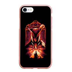Чехол iPhone 7/8 матовый Лицом к лицу Бладборн, цвет: 3D-светло-розовый