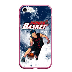 Чехол iPhone 7/8 матовый Kuroko no Basuke, Aomine Daiki Дайки Аомине