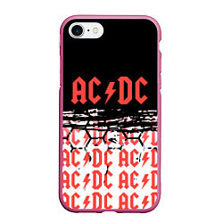 Чехол iPhone 7/8 матовый ACDC переменный ток