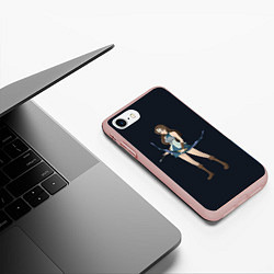 Чехол iPhone 7/8 матовый Милая Мирана, цвет: 3D-светло-розовый — фото 2