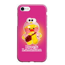 Чехол iPhone 7/8 матовый Duck Lalafanfan Лалафанфан