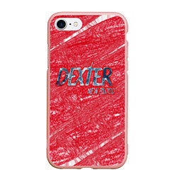 Чехол iPhone 7/8 матовый Декстер новая кровь, цвет: 3D-светло-розовый