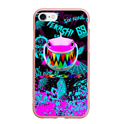 Чехол iPhone 7/8 матовый Gooba 6ix9ine сикс найн, цвет: 3D-светло-розовый