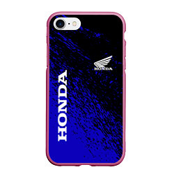 Чехол iPhone 7/8 матовый Honda - Авто бренд, цвет: 3D-малиновый