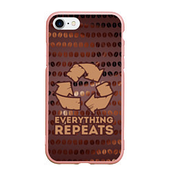 Чехол iPhone 7/8 матовый Everything repeats