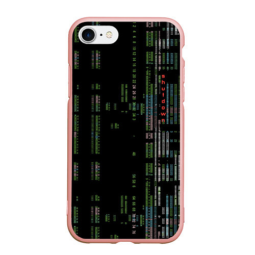 Чехол iPhone 7/8 матовый Shutdown / 3D-Светло-розовый – фото 1