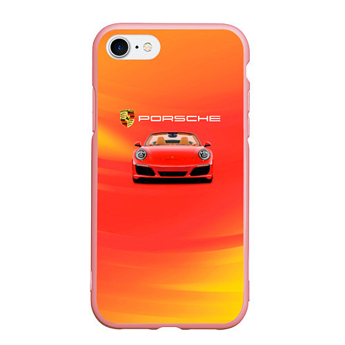 Чехол iPhone 7/8 матовый Porsche porsche / 3D-Баблгам – фото 1