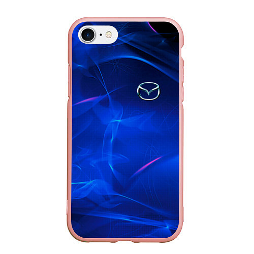 Чехол iPhone 7/8 матовый Мазда mazda / 3D-Светло-розовый – фото 1