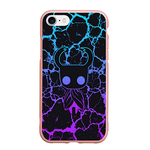 Чехол iPhone 7/8 матовый Hollow Knight образ текстура / 3D-Светло-розовый – фото 1