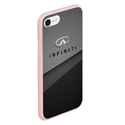 Чехол iPhone 7/8 матовый Infinity, цвет: 3D-светло-розовый — фото 2