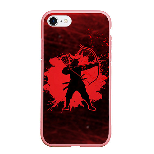 Чехол iPhone 7/8 матовый Лучник Самурай Кровавый Bloody Samurai / 3D-Баблгам – фото 1