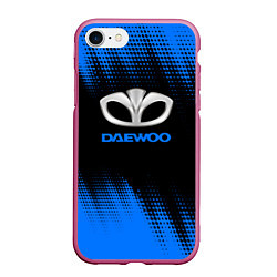 Чехол iPhone 7/8 матовый DAEWOO ДЭУ, цвет: 3D-малиновый