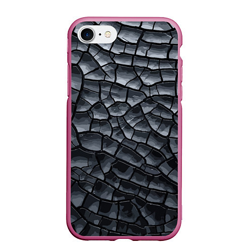 Чехол iPhone 7/8 матовый Fashion pattern 2022 / 3D-Малиновый – фото 1