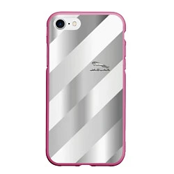 Чехол iPhone 7/8 матовый JAGUR, цвет: 3D-малиновый