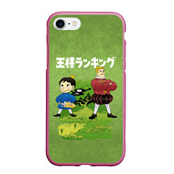 Чехол iPhone 7/8 матовый Death-Par & Bojji, цвет: 3D-малиновый