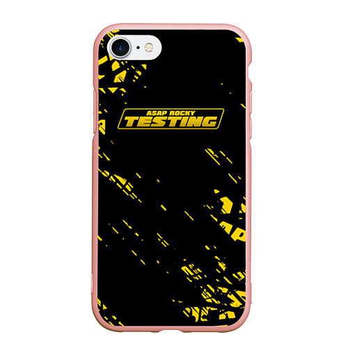 Чехол iPhone 7/8 матовый ASAP ROCKY fashion killa / 3D-Светло-розовый – фото 1