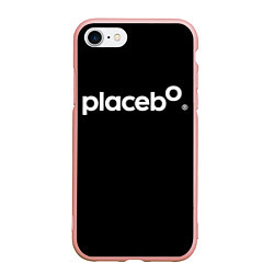 Чехол iPhone 7/8 матовый Плацебо Логотип, цвет: 3D-светло-розовый
