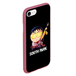Чехол iPhone 7/8 матовый Южный парк - South Park, цвет: 3D-малиновый — фото 2