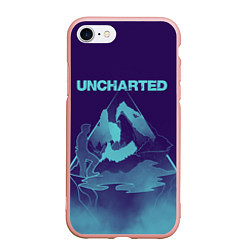 Чехол iPhone 7/8 матовый Uncharted Арт, цвет: 3D-светло-розовый