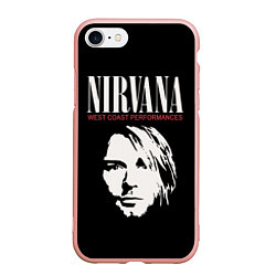 Чехол iPhone 7/8 матовый NIRVANA Kurt Cobain