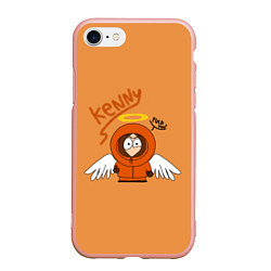 Чехол iPhone 7/8 матовый Южный парк - Кенни Kenny, цвет: 3D-светло-розовый