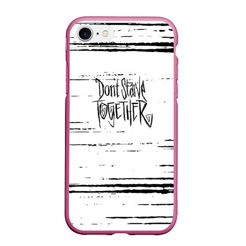 Чехол iPhone 7/8 матовый Dont starve together / 3D-Малиновый – фото 1