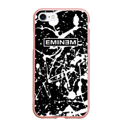 Чехол iPhone 7/8 матовый Eminem Эминема, цвет: 3D-светло-розовый
