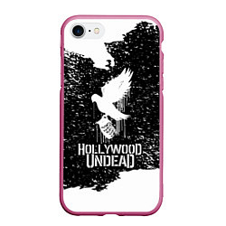 Чехол iPhone 7/8 матовый Hollywood Undead - CHAOS Out Now