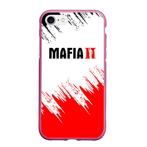 Чехол iPhone 7/8 матовый Mafia 2 Мафия / 3D-Малиновый – фото 1