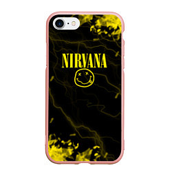 Чехол iPhone 7/8 матовый Nirvana молнии