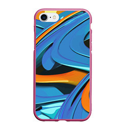 Чехол iPhone 7/8 матовый Abstraction Fashion 2037